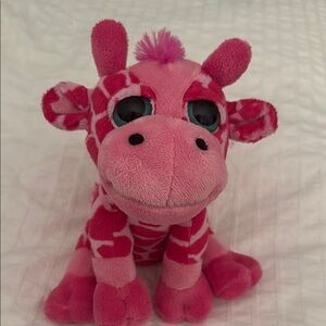Pink Plush Giraffe Toy